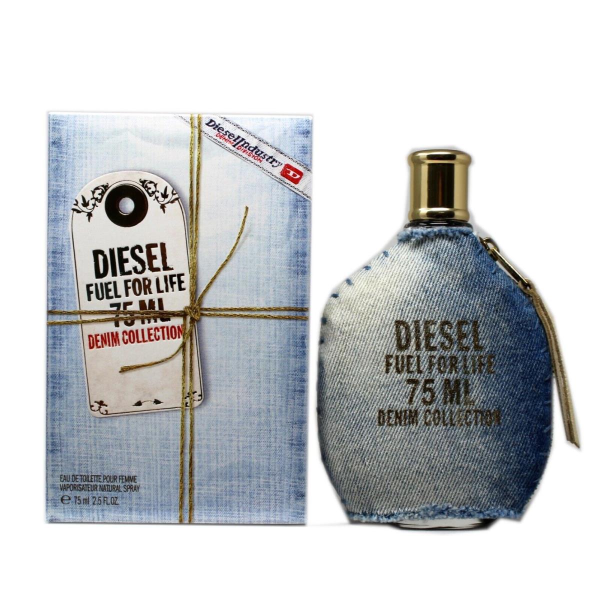 Diesel Fuel For Life Denim Collection Pour Femme Eau DE Toilette Spray 75ML