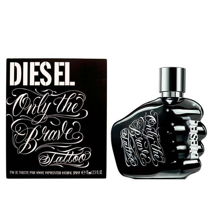 Diesel Only The Brave Tattoo by Diesel For Men Edt 2.5 FL OZ / 75 ML Spray