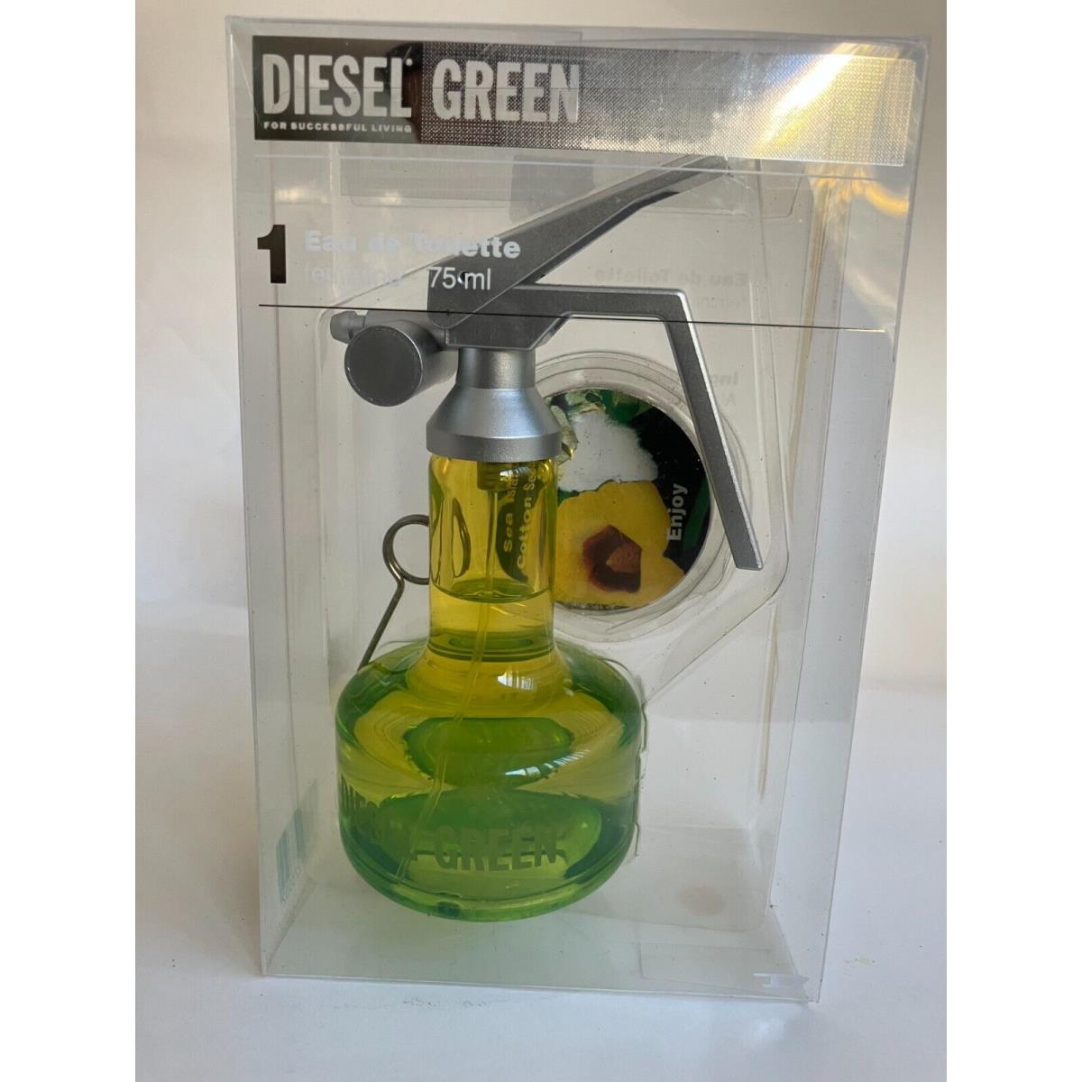 Vintage Diesel Green 2.5oz Edt Spray For Women Very Rare