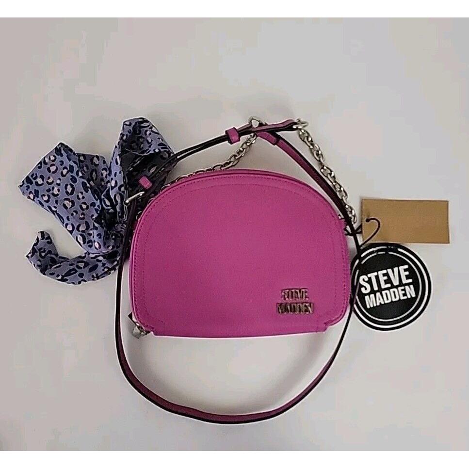 Steve Madden Mulberry Crossbody Bag Purse with Bmiriam Scarf DT617085