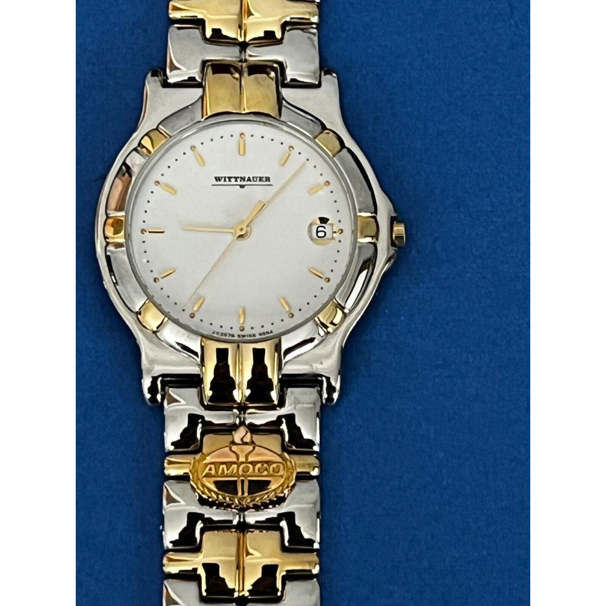 Wittnauer Watch Swiss Two-tone Stainless Steel Quartz Amoco Employee