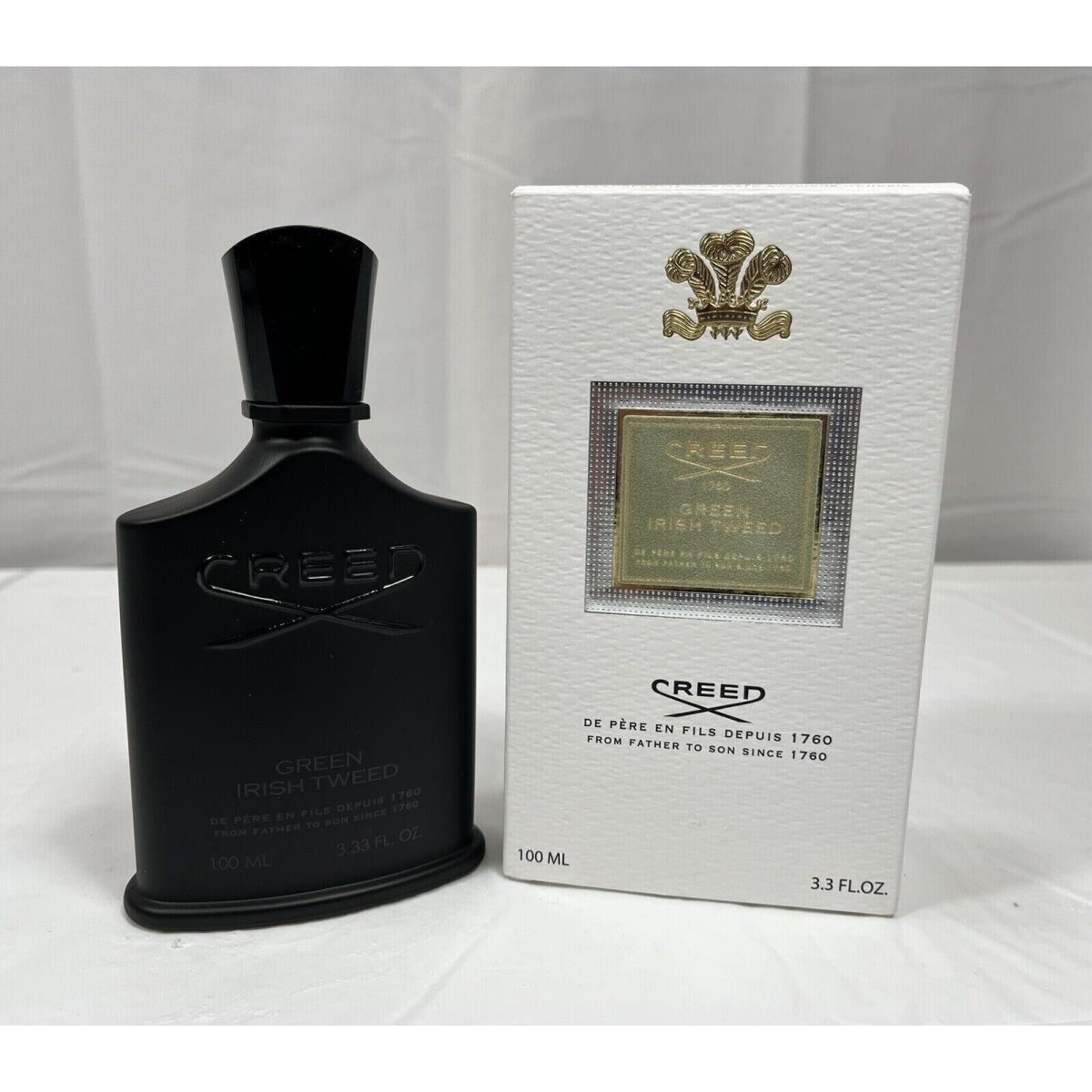 Creed Green Irish Tweed 3.3 Oz / 100ml Men`s Eau de Parfum Spray - Boxed