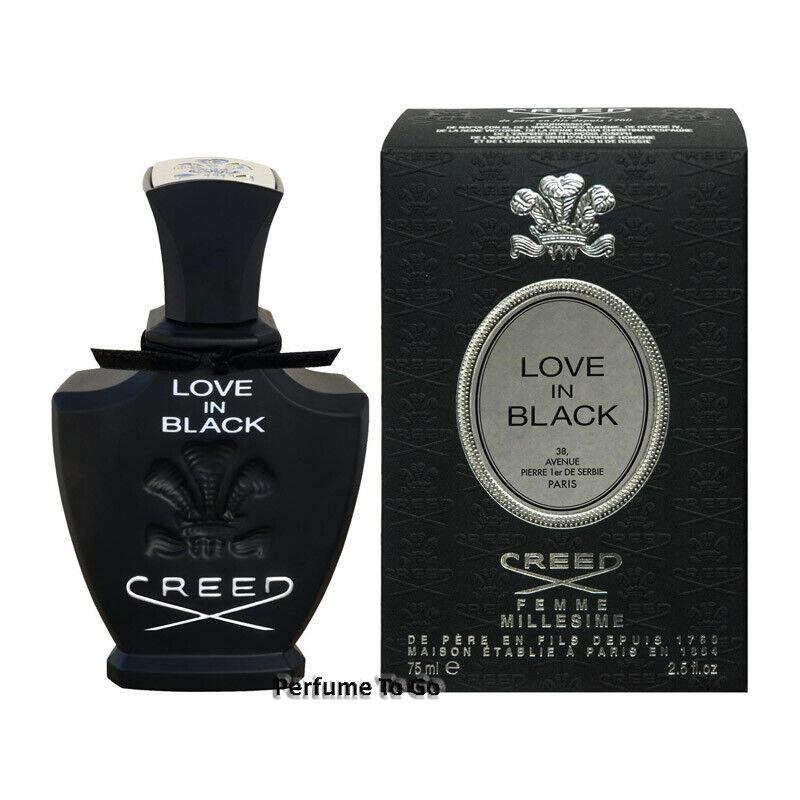 Creed Love in Black For Women 2.5 oz 75 ml Millesime Spray Retail Box