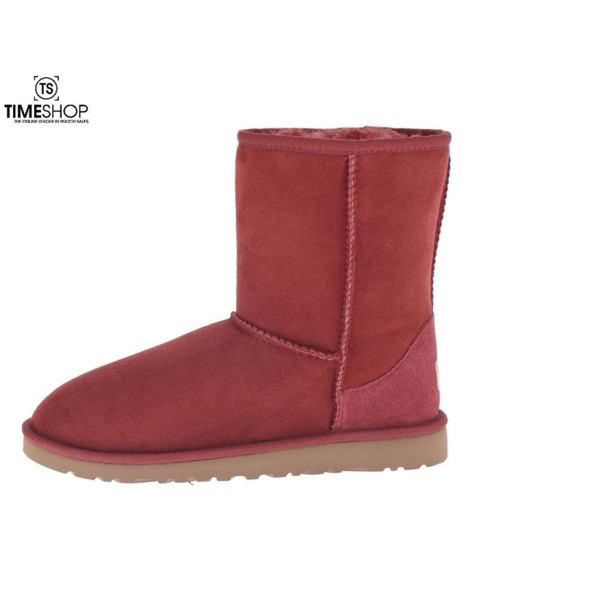 Ugg Australia Classic Sheepskin Girls Boots Redwood