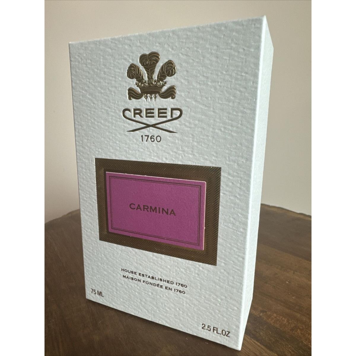 Creed Millesime Carmina Eau de Parfum 2.5oz/75ml W/metal Cup Batch F001519