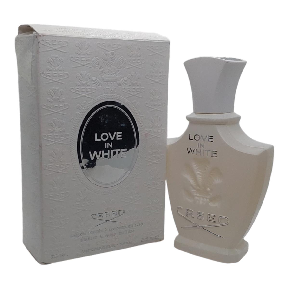 Creed Love in White 2.5 oz 75 ml Eau De Parfum Spray Women Box Damage