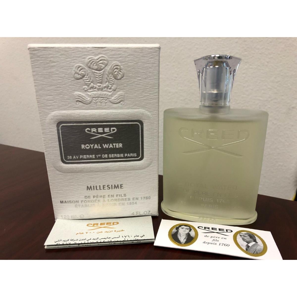 2005 Creed Royal Water Millesime 4.0 FL oz / 120 ML Spray Batch AG1Y05