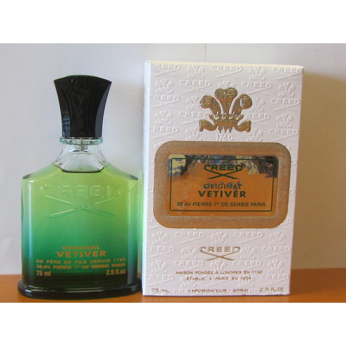 Creed Vetiver For Men Cologne 2.5 oz / 75 ml Eau De Parfum Spray