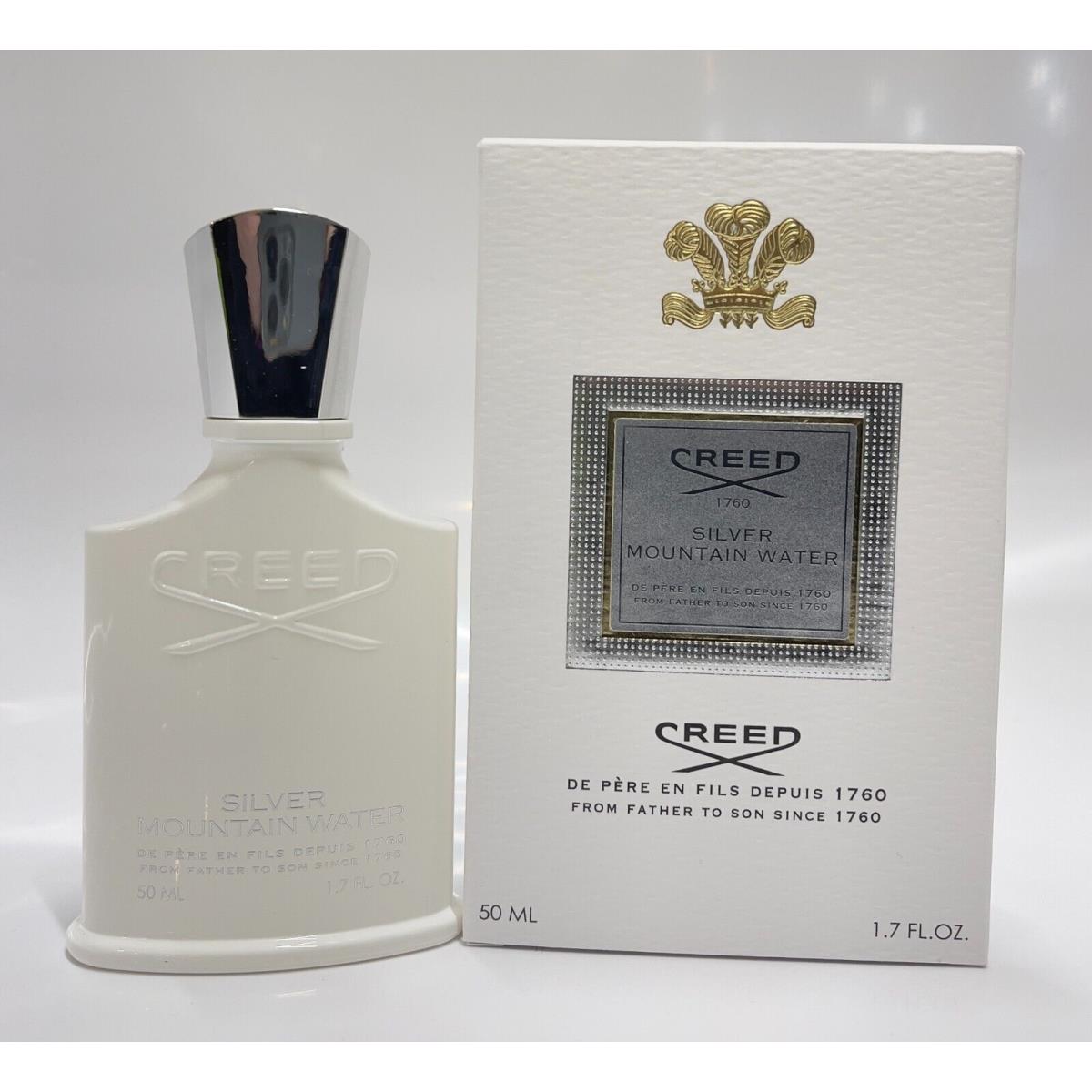 Parfum Men Creed Silver Mountain Water Eau DE Parfum Natural Spray 50 ML/1.7 OZ