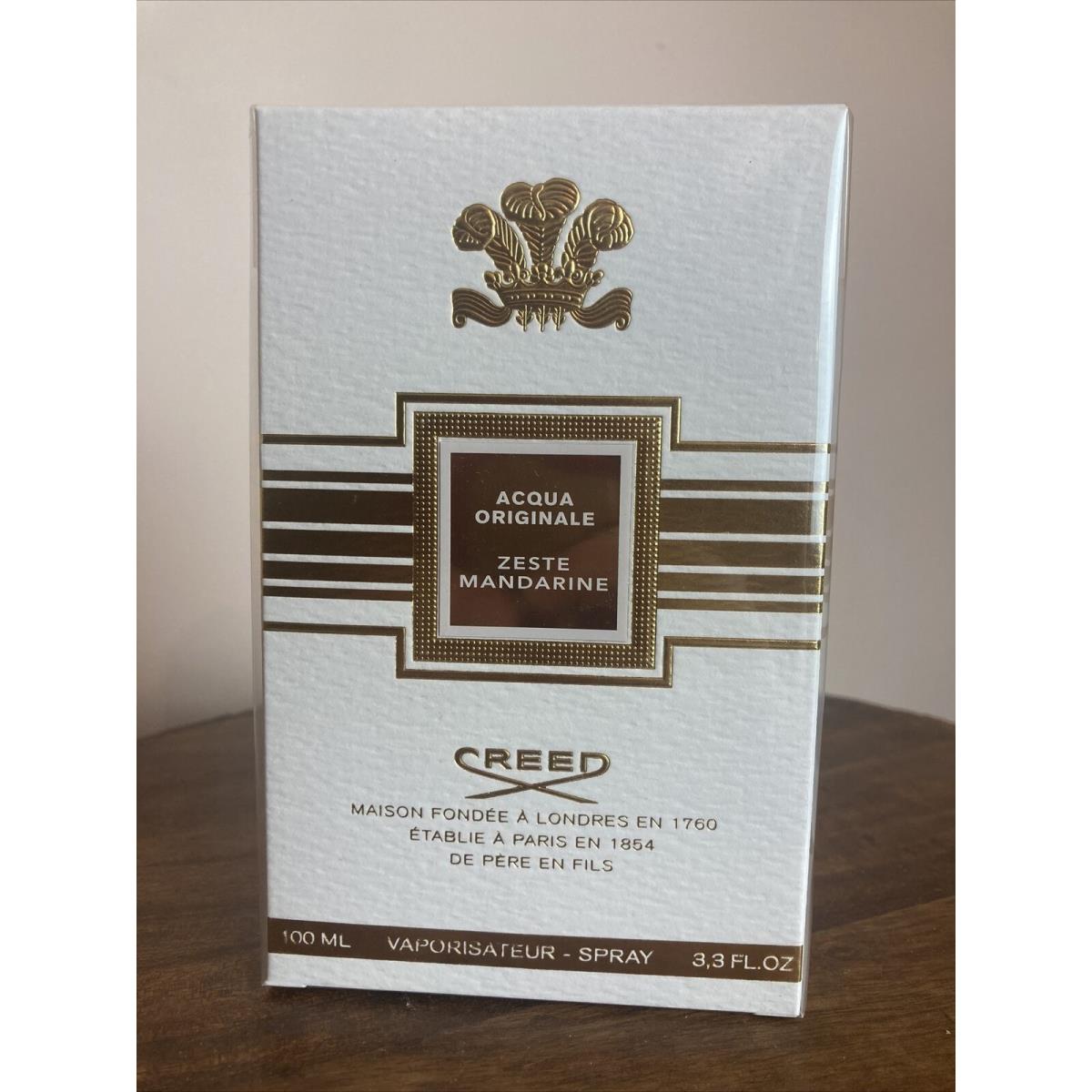 Creed Zeste Mandarine Eau de Parfum 3.3fl oz/100ml Spray Batch S4920J01