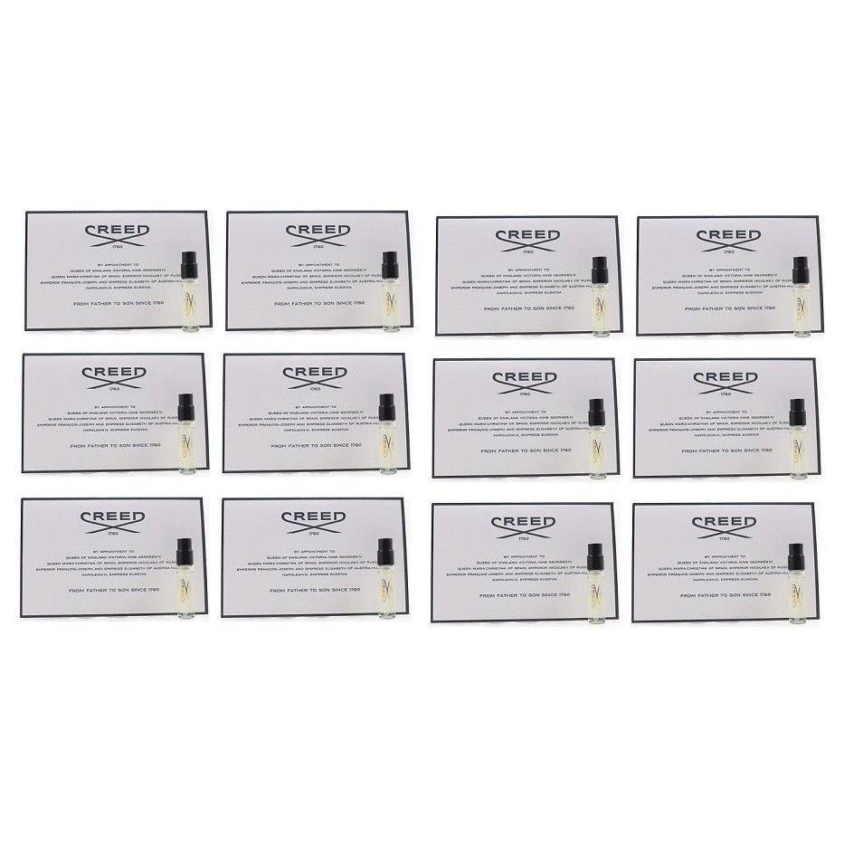 12 x Creed Royal Mayfair Men 0.08 oz 2.5 ml Eau De Parfum Spray Sample Vial