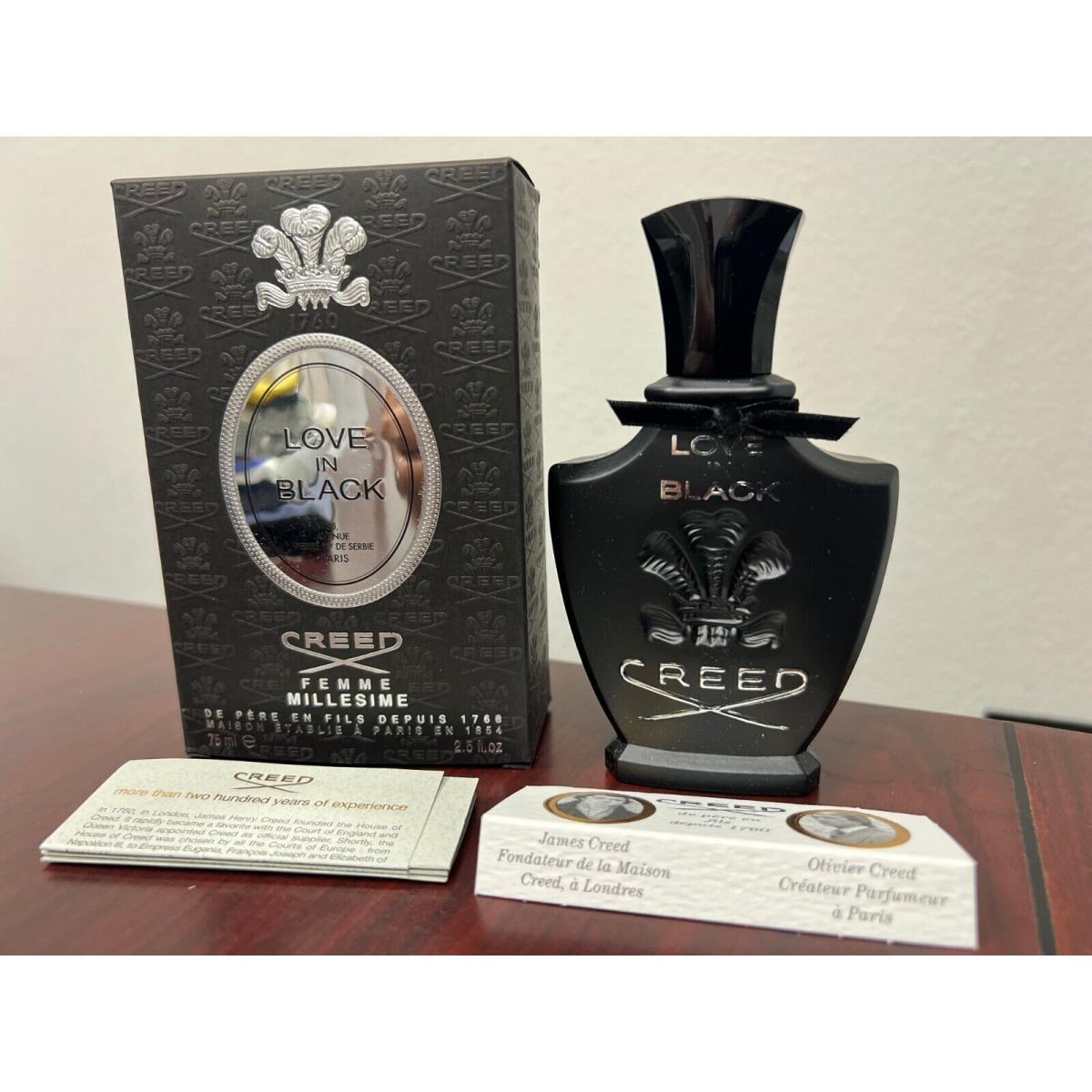 2008 Creed Love IN Black 2.5 Oz/ 75 ML Millesime Spray Batch C6008K01