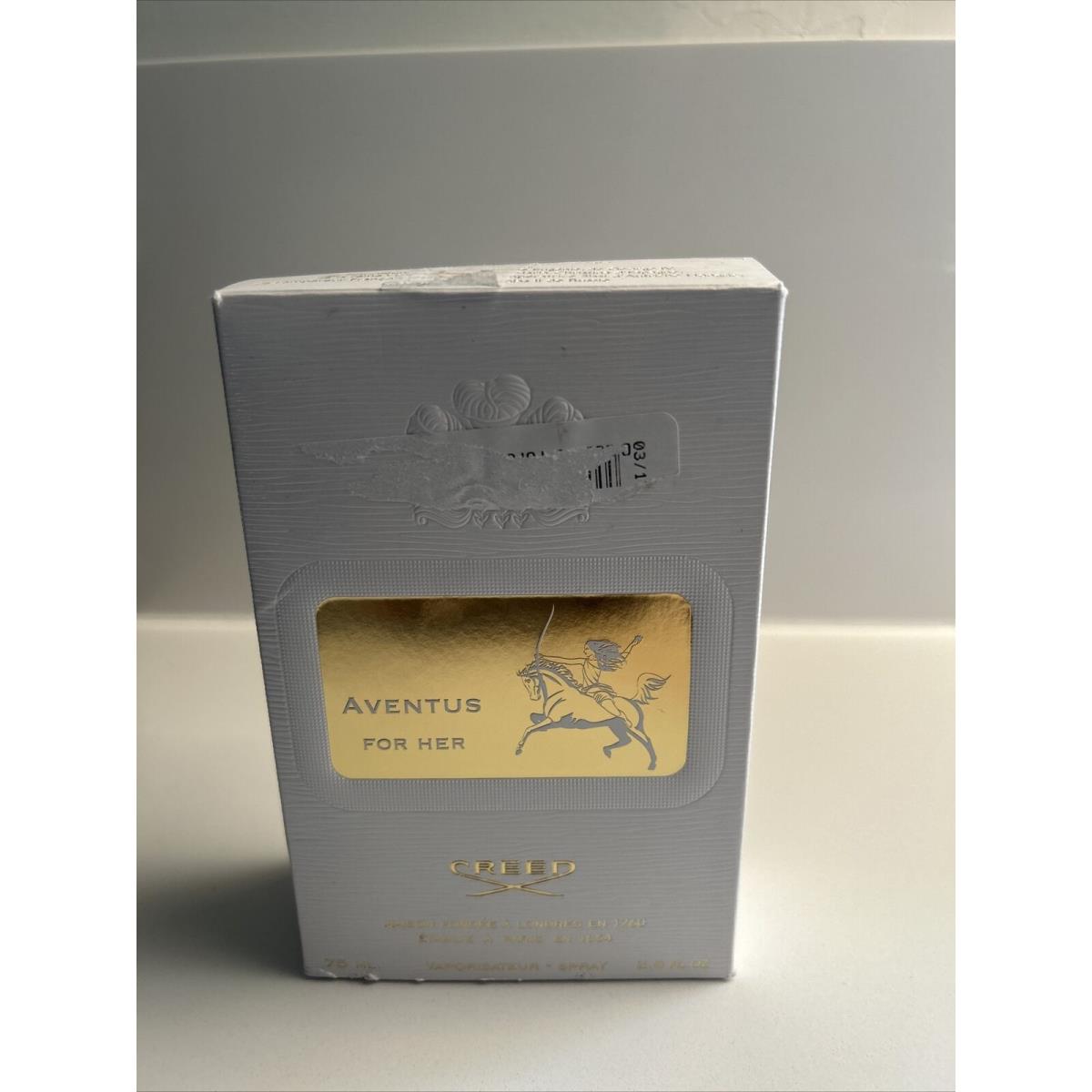 Creed Aventus For Her 2.5 oz 75ml Edp Spray Unsealed