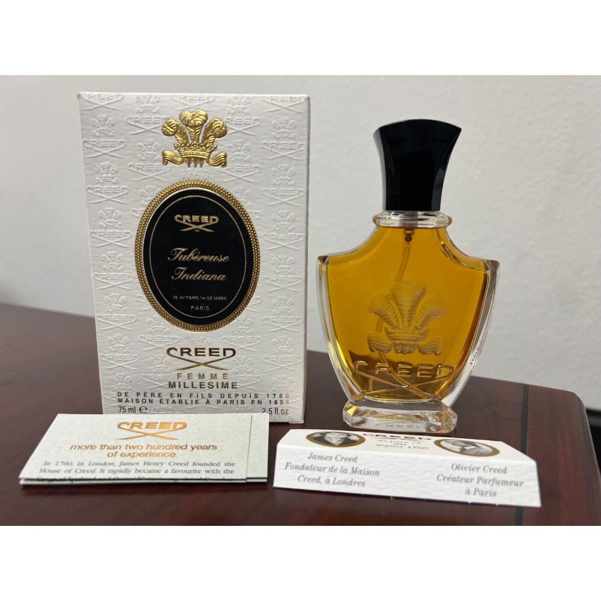 2005 Creed Tubereuse Indiana 2.5 FL oz / 75 ML Millesime Spray Batch CQ1X05