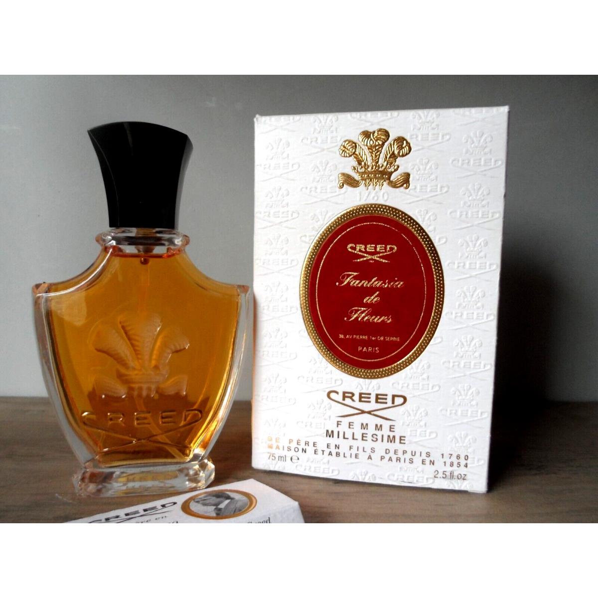 Fantasia de Fleurs Creed Millesime Edp Spray 2.5 oz C5008E01 Full In Worn Box