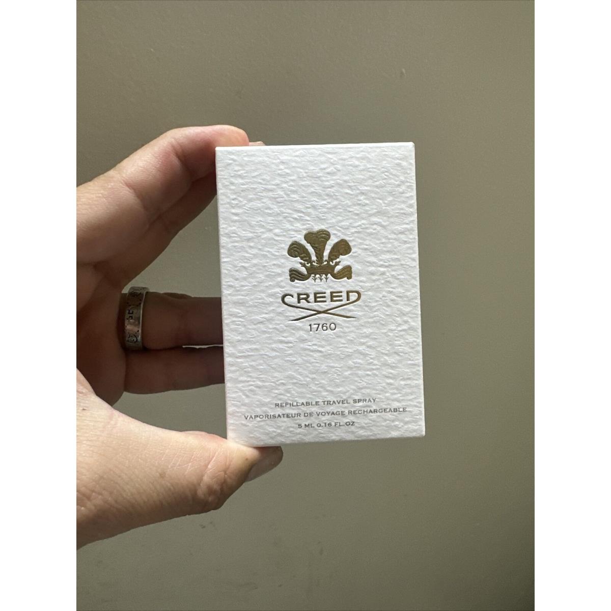 Creed Blue Leather Refillable Travel Spray 5ml/0.16oz Travel IN Style Creed