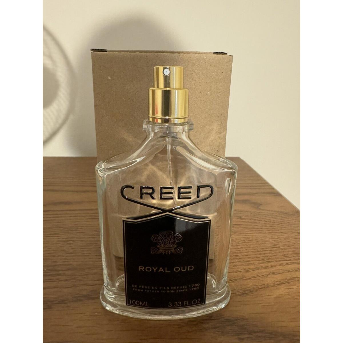 Empty Bottle Creed Royal Oud 100ml 3.3oz