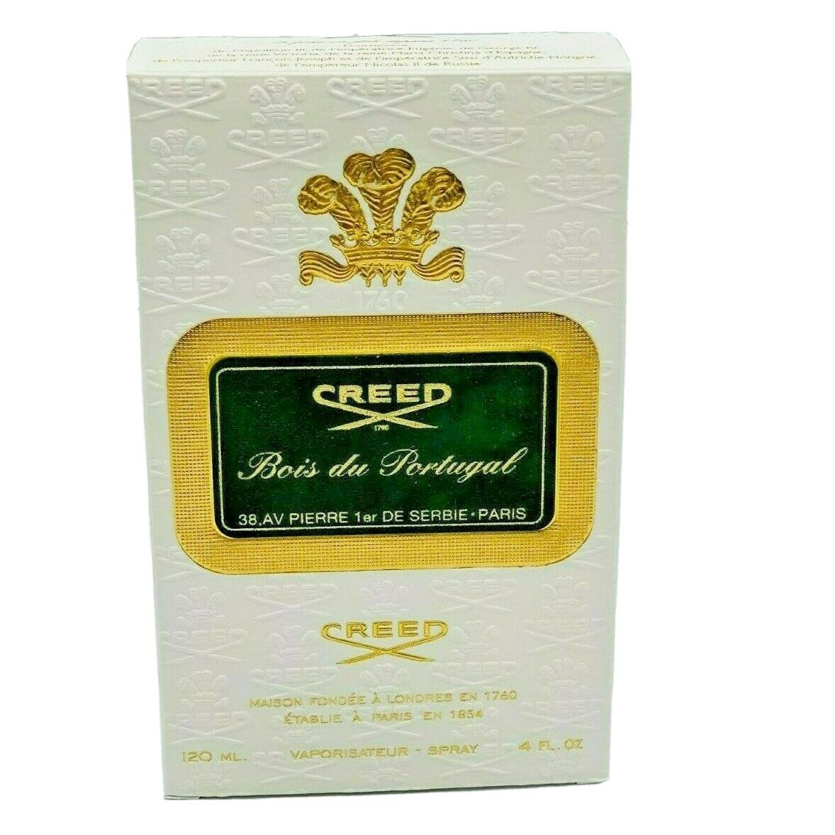 Creed Bois DU Portugal 4.0 oz 120 ml Eau de Parfum 2016 Vintage Old Formula