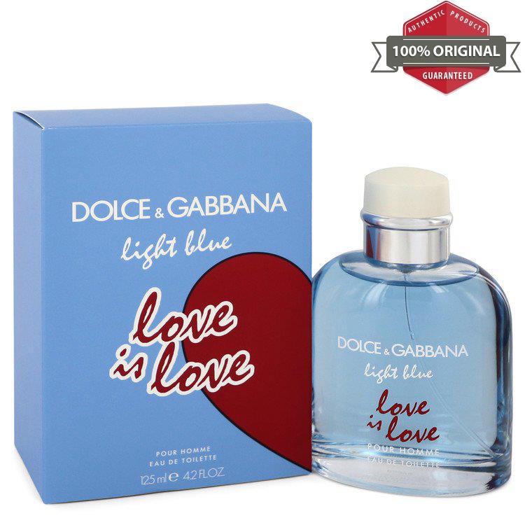 Light Blue Love Is Love Cologne 4.2 oz Edt Spray For Men by Dolce Gabbana