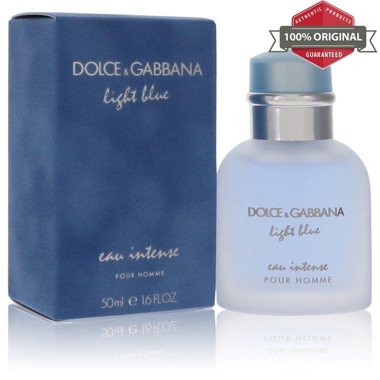 Light Blue Eau Intense Cologne 6.7 3.3 oz 1.7 oz Edp Spray Men Dolce Gabbana