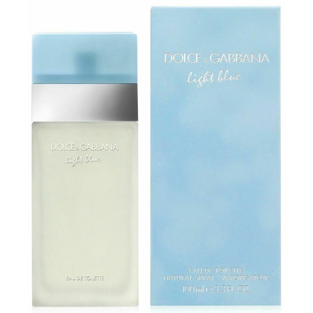 Dolce Gabbana D G Light Blue / Eau Intense / Forever. Multiple Sizes 1.6 Oz / 3.3 Oz / 6.7 Oz 3.3 Oz