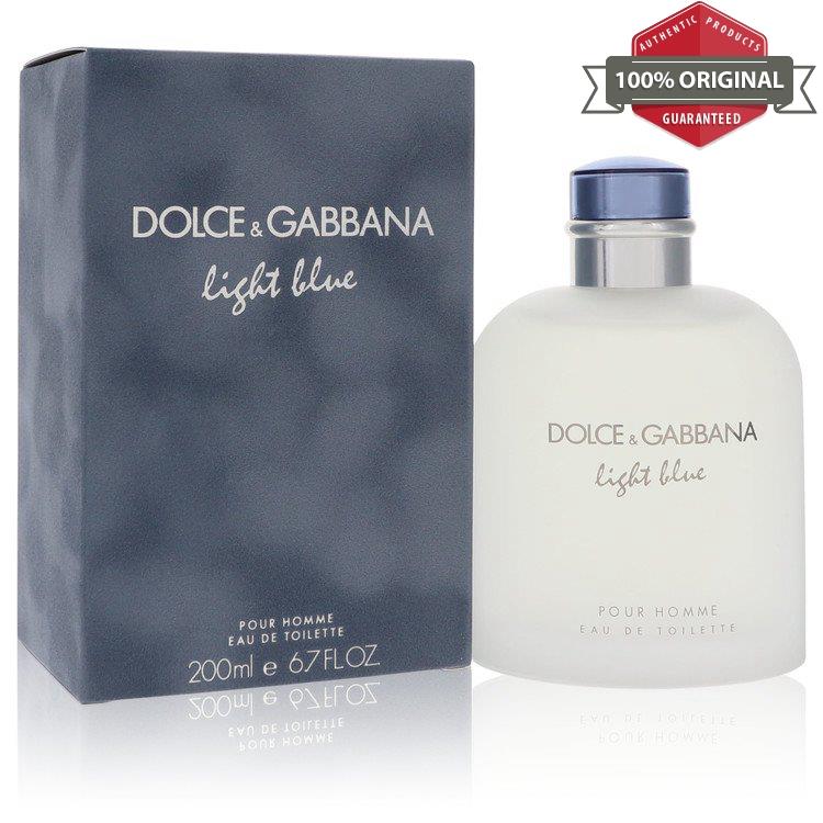 Dolce Gabbana Light Blue Cologne 4.2 oz / 2.5 oz / 6.8 oz / 1.3 oz / 2.4 oz Edt Spray For Men 6.8 oz EDT Spray