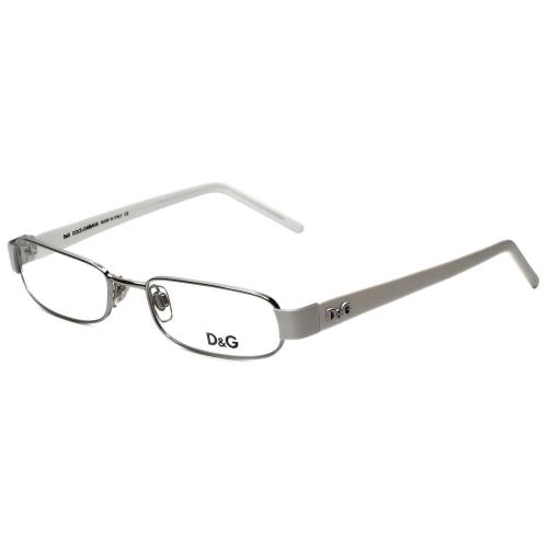 Dolce Gabbana Designer Reading Glasses DG5004-062 in Silver White 50mm