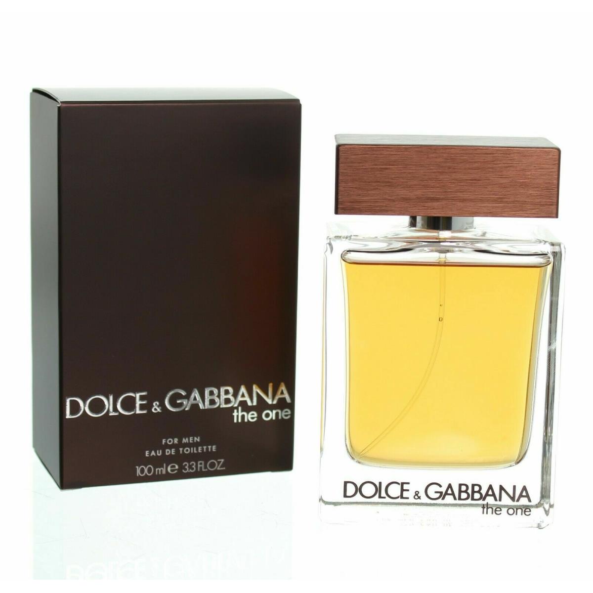 Dolce Gabbana The One 3.3oz 3.4oz Mens Eau de Toilette D G The One Edt