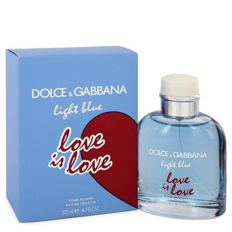 Light Blue Love Is Love by Dolce Gabbana Eau De Toilette Spray 4.2 oz Men