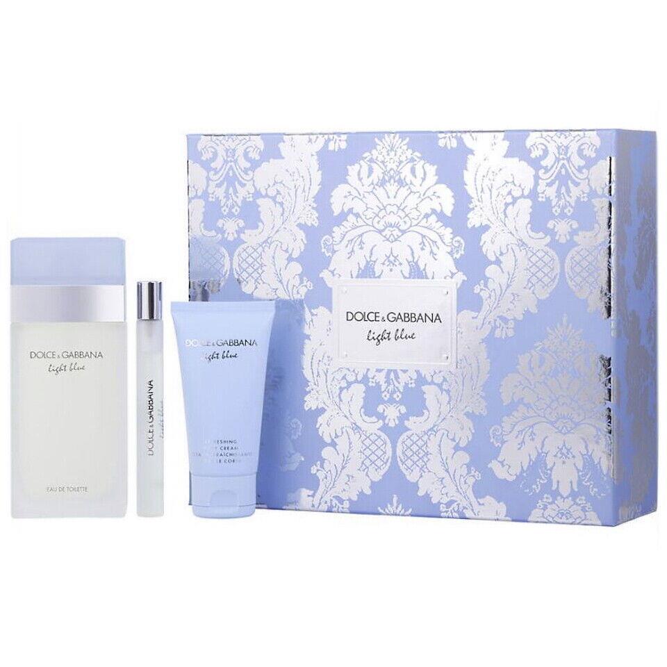 Dolce Gabbana Light Blue Eau de Toilette 3PCS Gift Set For Women