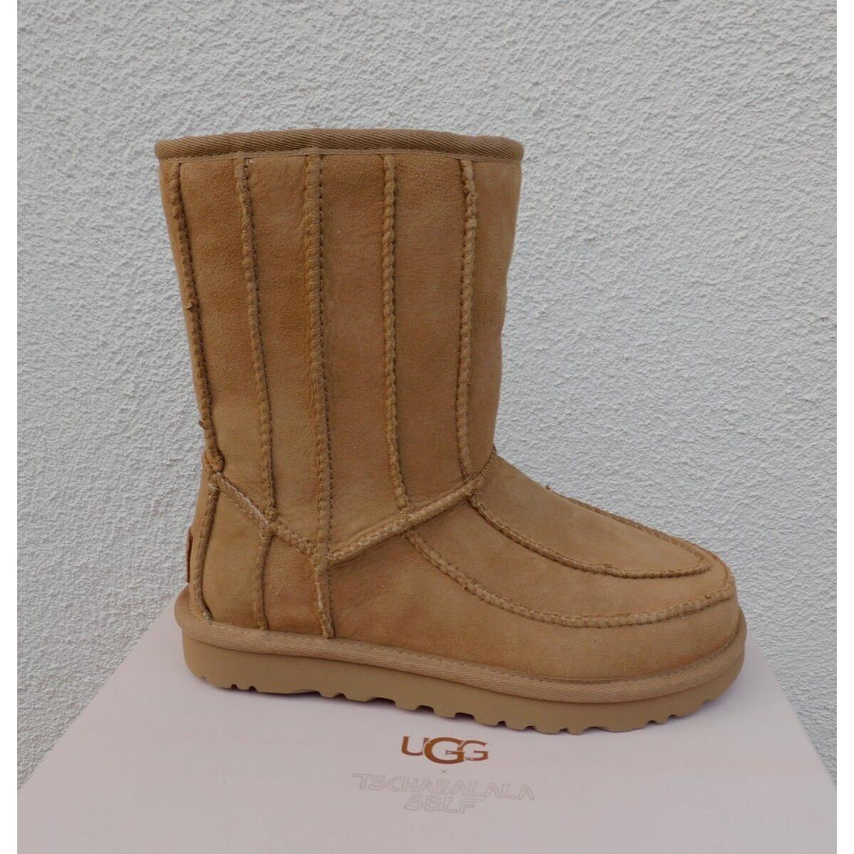 Ugg Chestnut Tschabalala Self Classic Short Sheepwool Boots US 5/ Eur 36