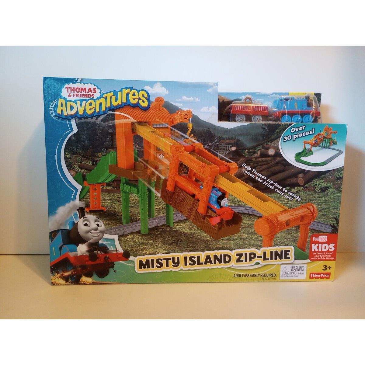 Thomas The Train Friends Adventures Misty Island Zip Line Toy Tra