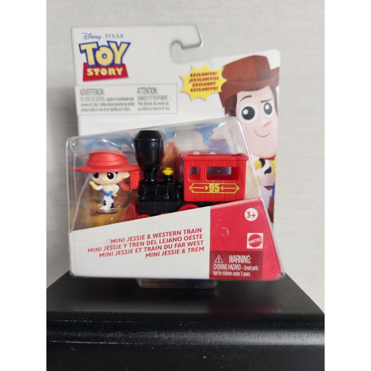 Disney Pixar Toy Story Mini Jessie Western Train Figure Vehicle White Card