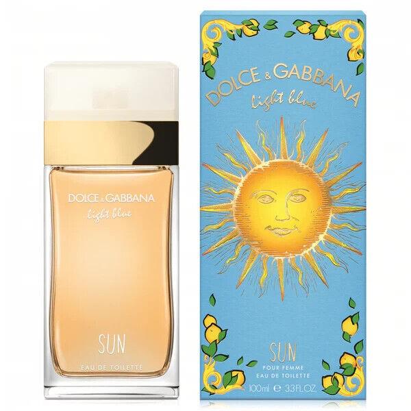 Light Blue Sun by Dolce Gabbana Edt 3.3 FL OZ / 100ML Spray