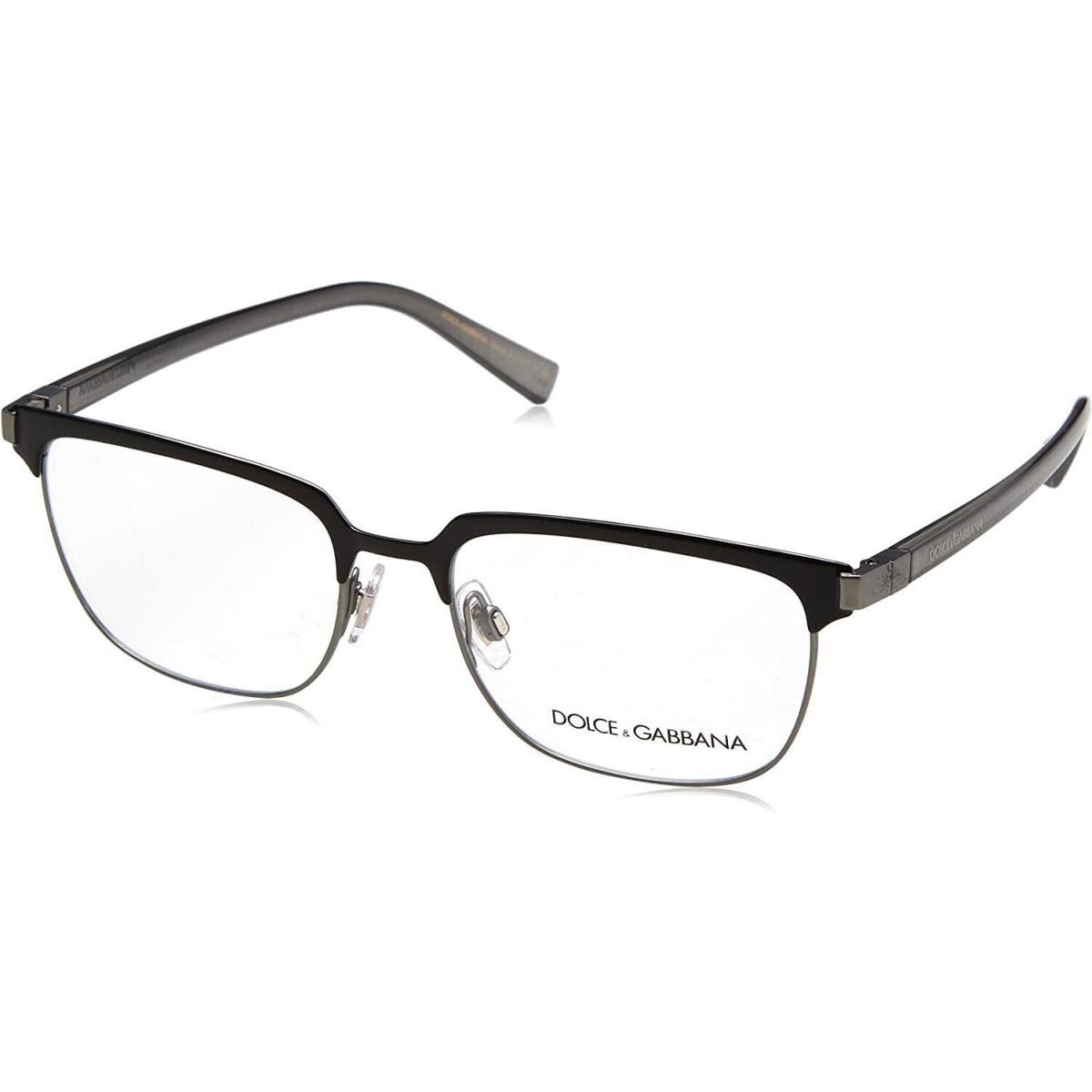 Dolce Gabbana Frame DG-1302 1277 Satan Gun Metal-polished Black- 53-17-140