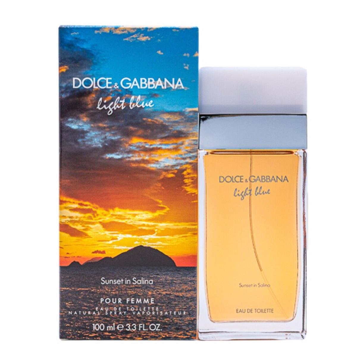 Light Blue Sunset in Salina by Dolce Gabbana Edt 3.3 FL OZ / 100ML Spray