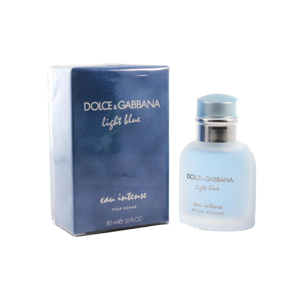 Dolce Gabbana D G Light Blue Eau Intense by D G 1.7/1.6 oz Edp Spray For Men