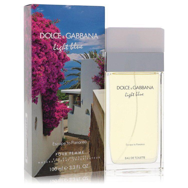 Light Blue Escape to Panarea by Dolce Gabbana Eau De Toilette Spray 3.3 oz Fo