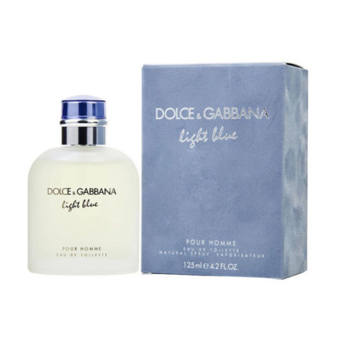 Light Blue by Dolce Gabbana Pour Homme Edt Spray For Men 4.2oz