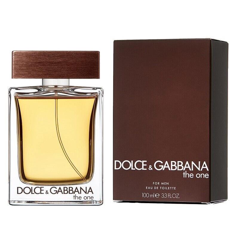 D G The One By Dolce Gabbana Men 3.3 3.4 oz 100 ml Eau De Toilette Spray