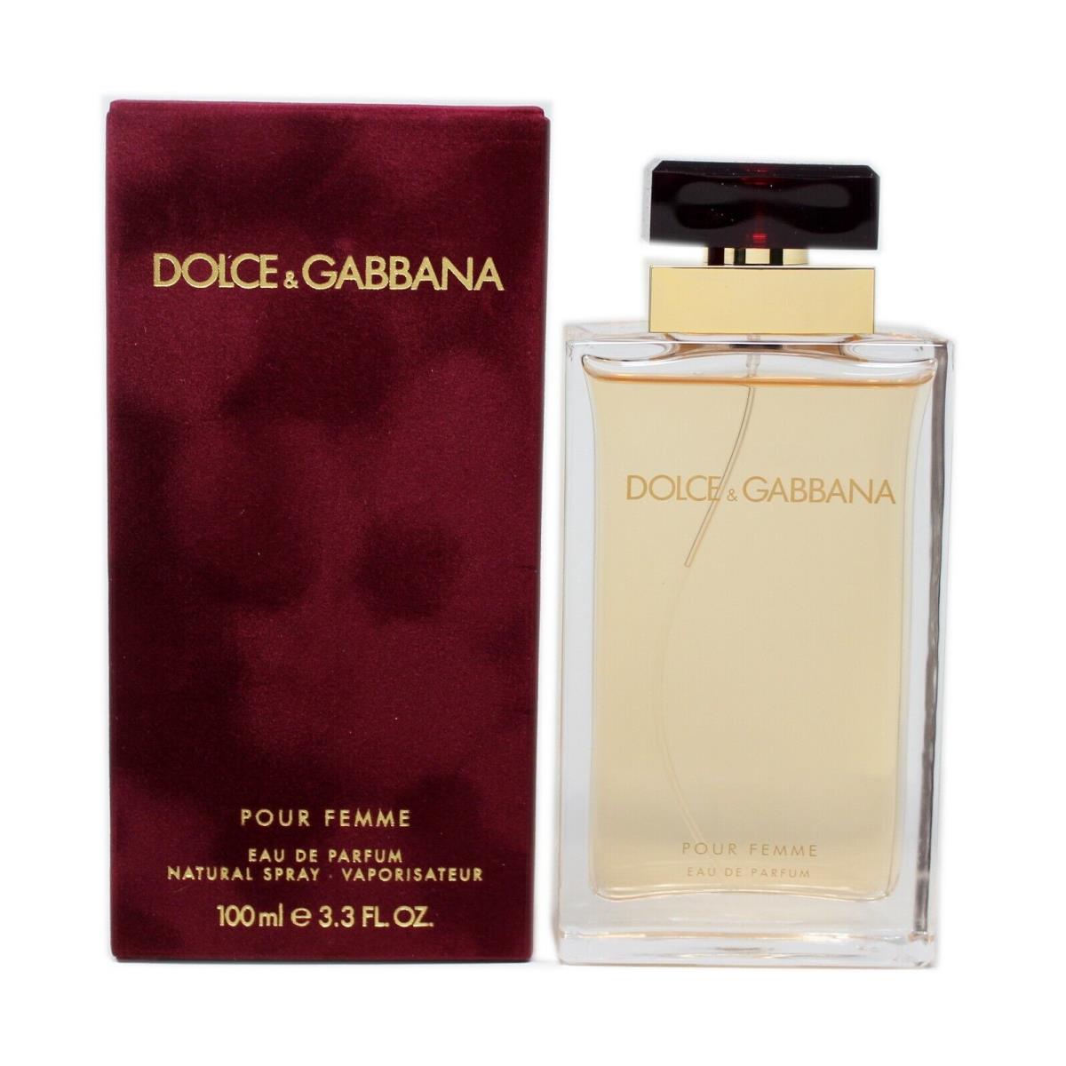 Dolce Gabbana Pour Femme Eau DE Parfum Natural Spray 100 ML/3.3 Fl.oz