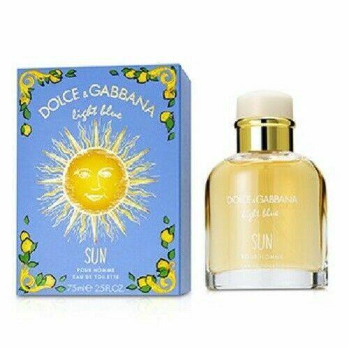 Dolce Gabbana Light Blue Sun Pour Homme Eau De Toilette Spray 75ml/2.5oz Mens