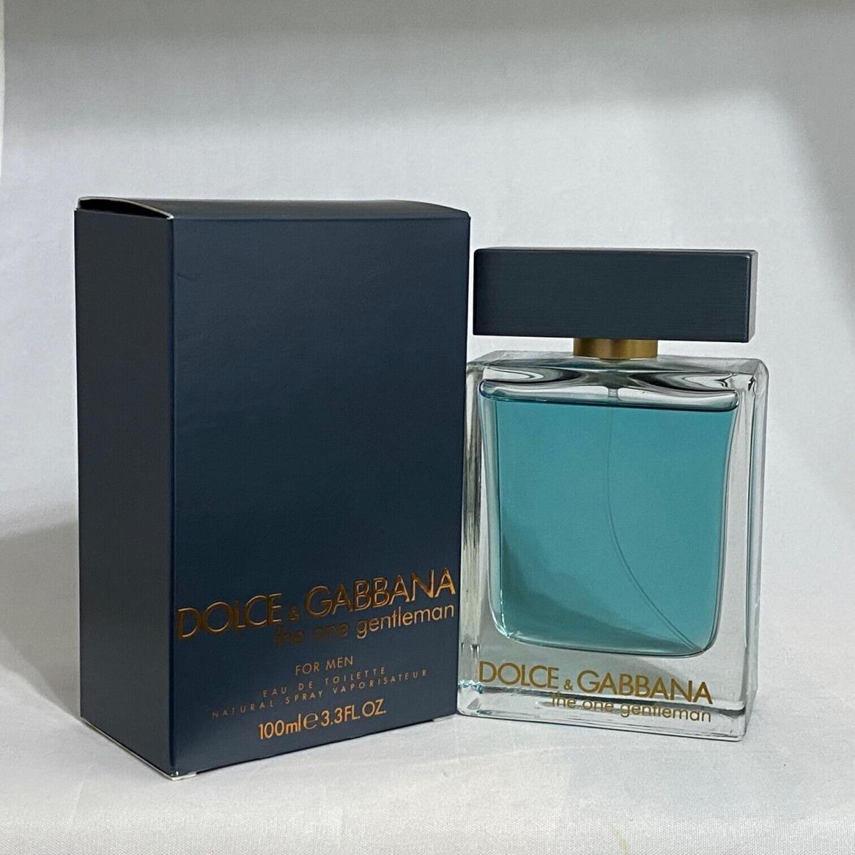 Dolce Gabbana The One Gentleman Men 3.3 Oz Eau de Toilette Spray Rare