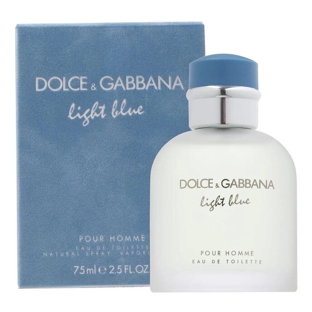 Dolce Gabbana Light Blue For Men by D G Edt 2.5 FL OZ / 75ML Natural Spray