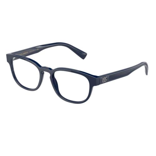 Dolce Gabbana DG3340 3280 Eyeglasses Men`s Blue Full Rim 53-19-145