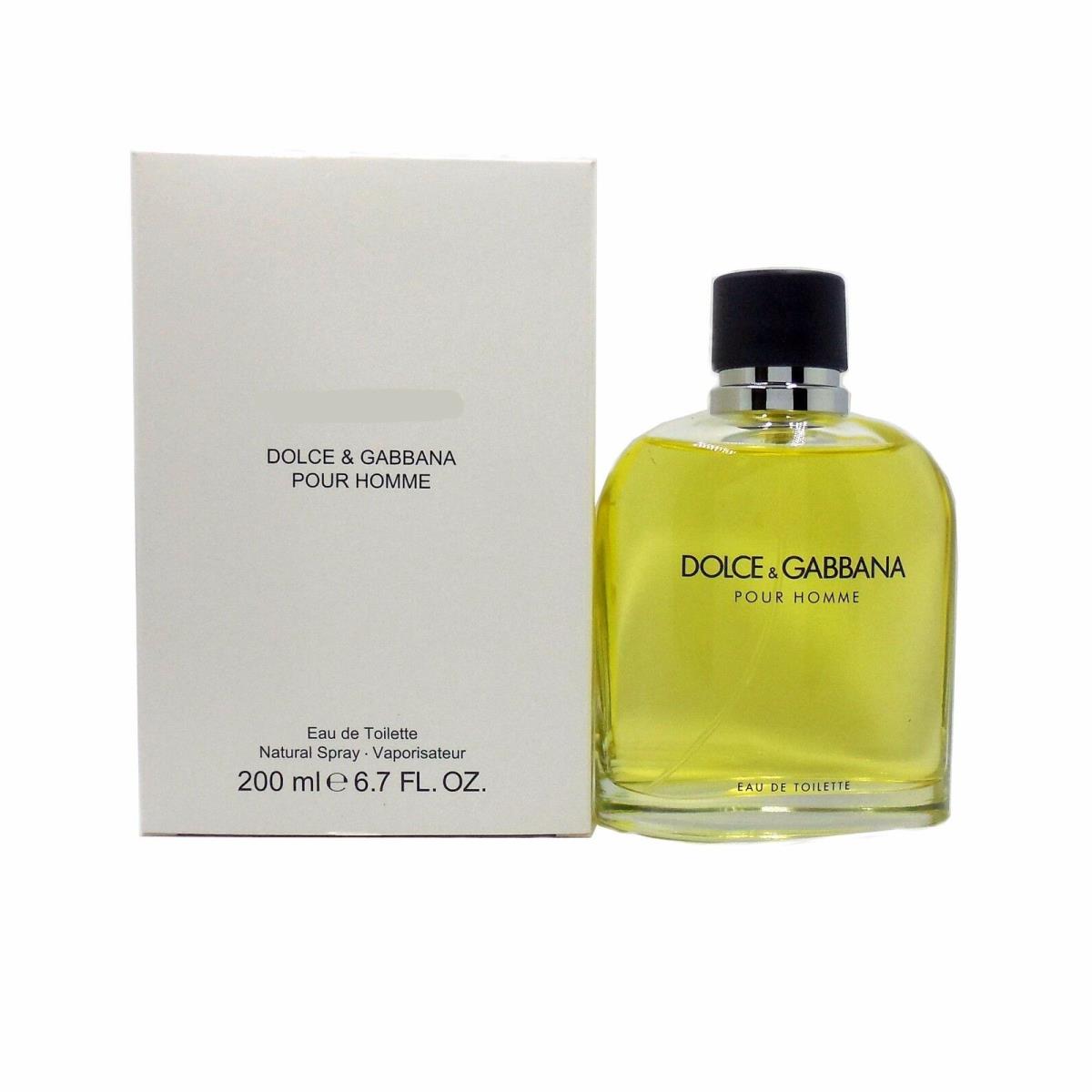 Dolce Gabbana Pour Homme Eau DE Toilette Natural Spray 200 ML/6.7 Fl.oz. T