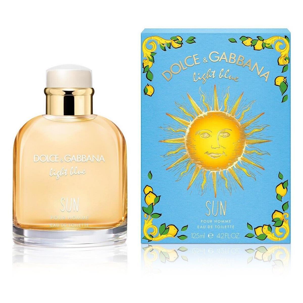 Light Blue Sun Pour Homme by Dolce Gabbana 4.2 Fl oz Edt Spray For Men