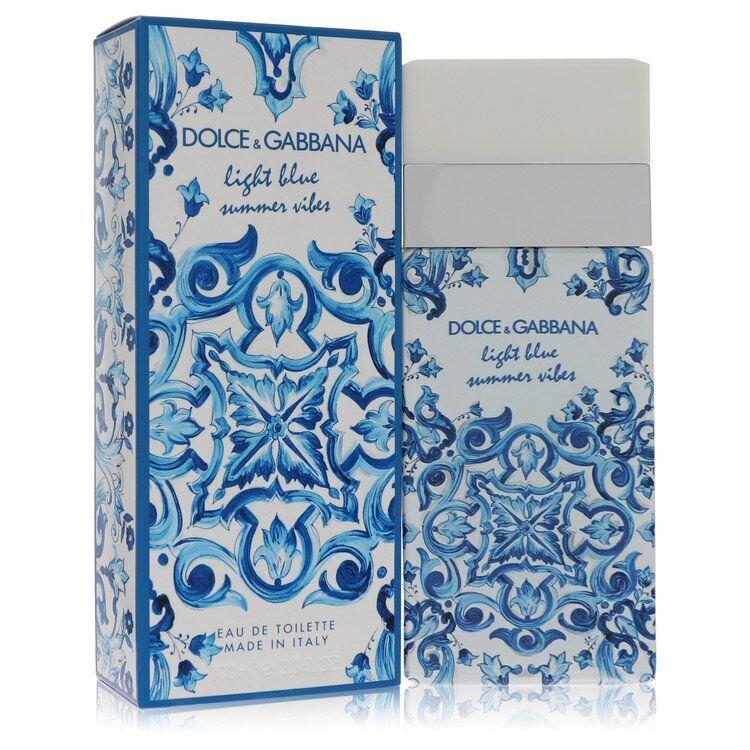 Light Blue Summer Vibes by Dolce Gabbana Eau De Toilette Spray 3.4 oz For Wom