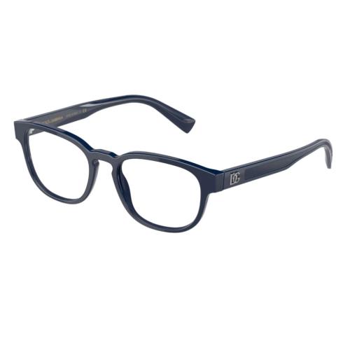 Dolce Gabbana DG3340 3280 Eyeglasses Men`s Blue Full Rim 51-19-145