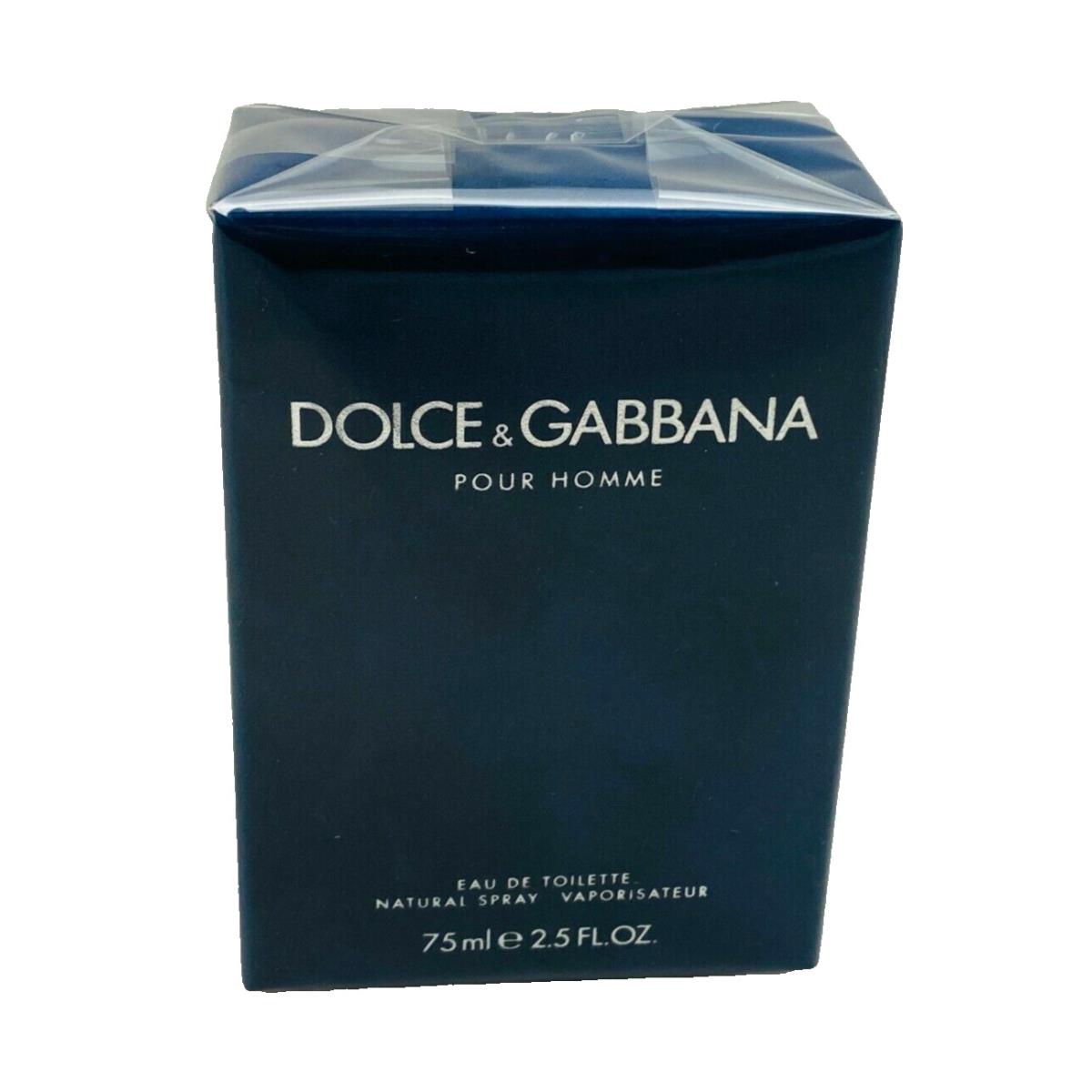 Dolce Gabbana Pour Homme Cologne Edt Natural Spray - 2.5Oz/75ml